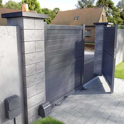 Portail aluminium Blooma Sydney II anthracite - 300 x h.170 cm