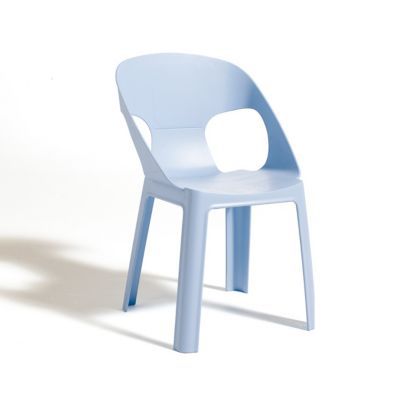 Chaise enfant en résine Ara bleu