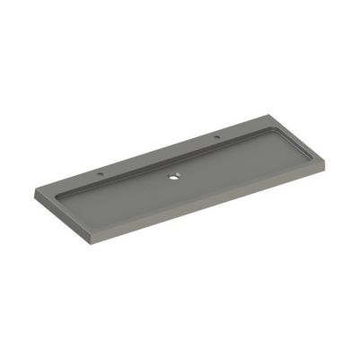 Plan vasque pierre noire COOKE & LEWIS Harmon 140 cm