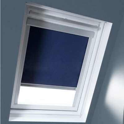 Image of Store occultant fenêtre de toit GEOM S08 bleu 3454976827036_CAFR
