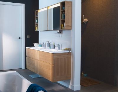 Ensemble de salle de bains Essential 60 cm blanc