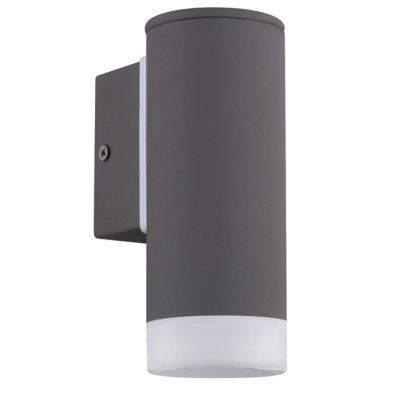 Applique extérieure montante BLOOMA Urca noir LED