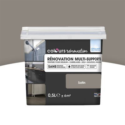 Peinture De Renovation Multi Supports Colours Truffe Satin 0 5l Castorama