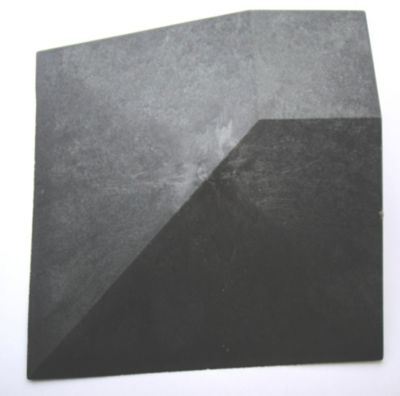 Angle pour dalle recyclée anthracite Blooma