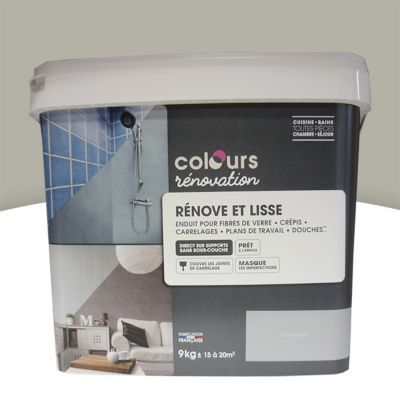 Enduit de rénovation Rénove et lisse Taupe 9Kg