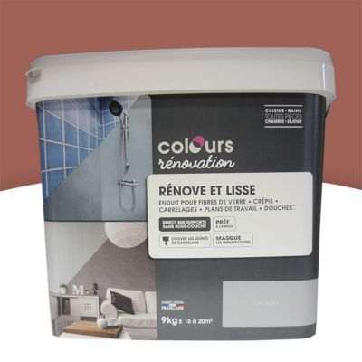 Enduit de rénovation Rénove et lisse Terracotta 9Kg