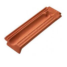 Demi tuile Cotto type Marseille rouge