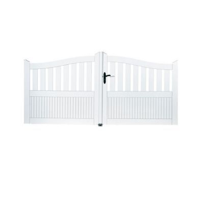 Portail aluminium pvc SOLTERA Oléron blanc 300 x h.130/140 cm