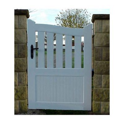 Portillon pvc SOLTERA Oléron blanc 100 x h.130/140 cm