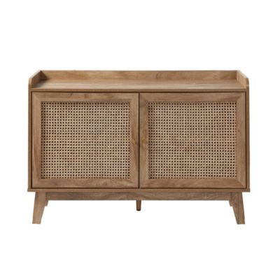Buffet 2 Portes en Cannage Rotin L110 cm - PALMO