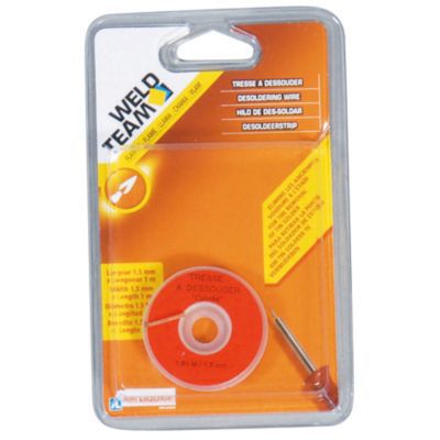 Tresse à  dessouder cuivrée Weldteam