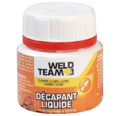 Décapant liquide pour soudure à  l'étain