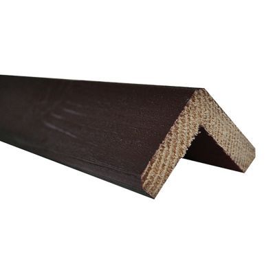 Cornière d'angle graphite - 45 x 45mm L.3 m