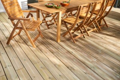 Lame de terrasse pin vert Blooma Euphrate L.240 x l.14 4 cm