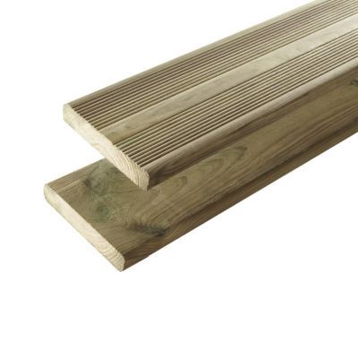 Lame de terrasse pin Vicq L.390 x l.14 5 cm