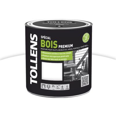 Peinture Bois Exterieur Interieur Coloris Blanc 3l Castorama