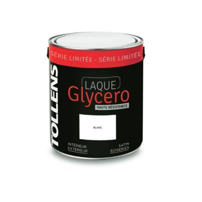 Peinture Laque Glycéro Tollens Bois Intext Blanc Sat 25l Castorama