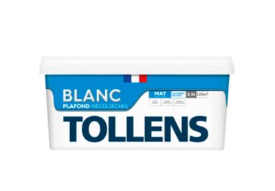 Peinture Tollens plafond pièces sèches blanc 2,5L