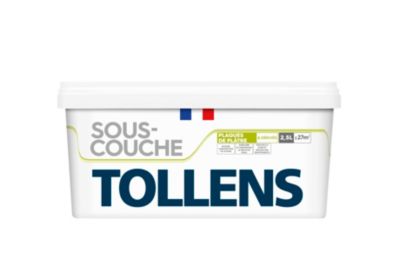 Sous-couche plaques de plâtre Tollens blanc 2,5L