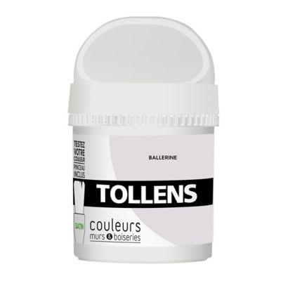 Testeur peinture murs et boiseries Tollens ballerine satin 50ml