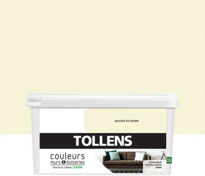 Peinture murs et boiseries Tollens bastide en pierre satin 2,5L