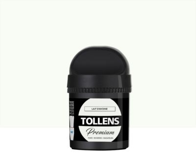 Testeur peinture Tollens premium murs, boiseries et radiateurs lait d'avoine mat 50ml