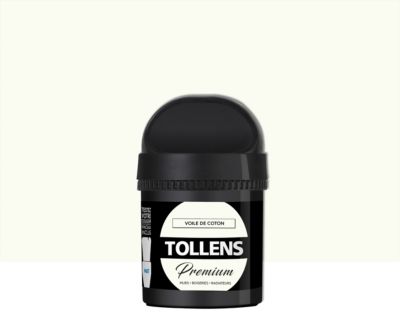 Testeur peinture Tollens premium murs, boiseries et radiateurs voile de coton mat 50ml