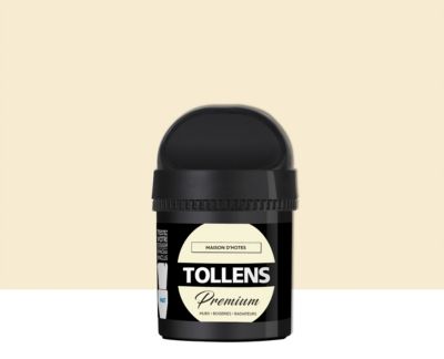 Testeur peinture Tollens premium murs, boiseries et radiateurs maison d'hôtes mat 50ml