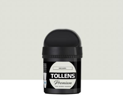 Testeur peinture Tollens premium murs, boiseries et radiateurs gris subtil mat 50ml