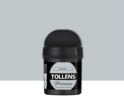 Testeur peinture Tollens premium murs, boiseries et radiateurs gris tendre mat 50ml