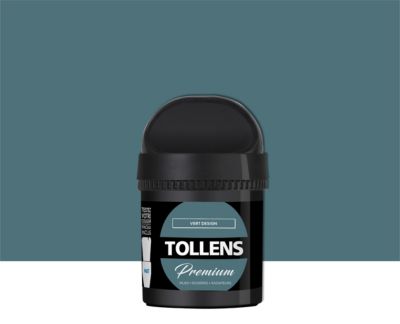 Testeur peinture Tollens premium murs, boiseries et radiateurs vert design mat 50ml