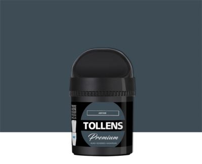 Testeur peinture Tollens premium murs, boiseries et radiateurs abysse mat 50ml