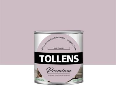 Peinture Tollens premium murs, boiseries et radiateurs rose poudré satin