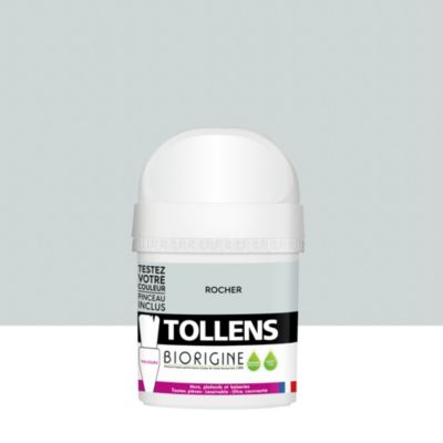 Testeur de peinture murs et plafonds Biorigine Tollens velours rocher 50ml