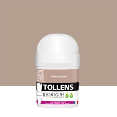 Testeur de peinture murs et plafonds Biorigine Tollens velours terre brulée 50ml