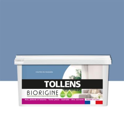 Peinture murs et plafonds Biorigine Tollens velours niagara 2L