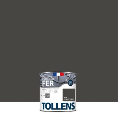 Peinture extérieure fer Tollens brillant brun ral 250ml