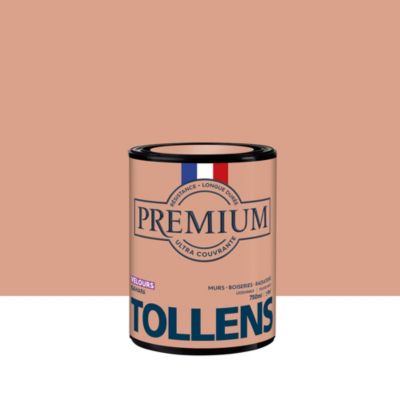 Peinture Tollens premium murs, boiseries et radiateurs beige sahara velours 750ml
