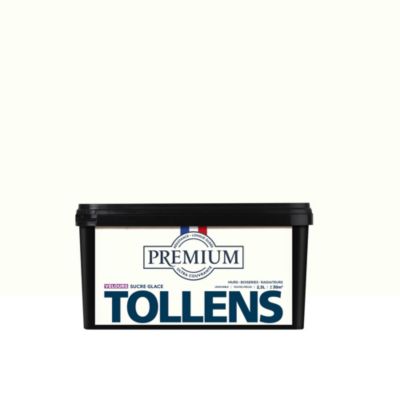 Peinture Tollens premium murs, boiseries et radiateurs blanc sucre glace velours 2,5L