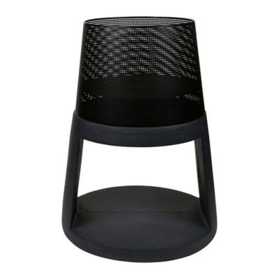 Brasero d'extérieur rond Bora bora  foyer extérieur ciment/métal ?54 x h.71 cm