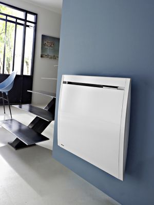 Radiateur électrique double coeur de chauffe Noirot Camélia 1000W