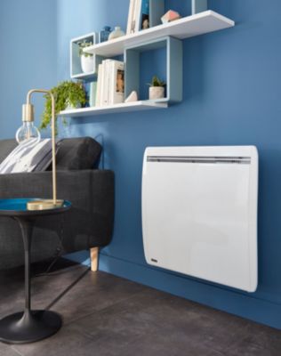 Radiateur électrique double coeur de chauffe Noirot Fusion II 1000W