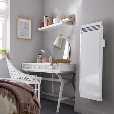 Radiateur électrique à double cœur de chauffe Noirot Fusion II V 1000W