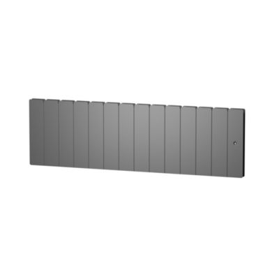 Radiateur électrique à inertie sèche 1500W bas gris - Noirot Fontea - Noirot
