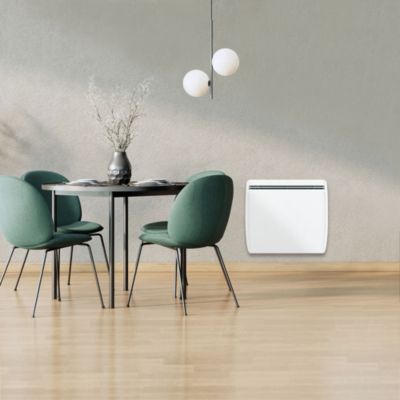 Radiateur électrique double cœur de chauffe blanc 2000W - Concorde Illu - Concorde