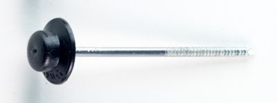 Lot de 100 pointes à tête moulée noir 65mm Onduline