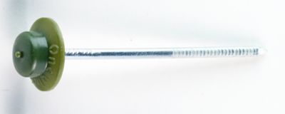 Lot de 100 pointes à tête moulée vert Onduline