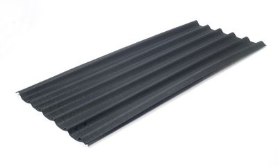 Plaque ondulée Easyfix noir 82cm x 2m Onduline