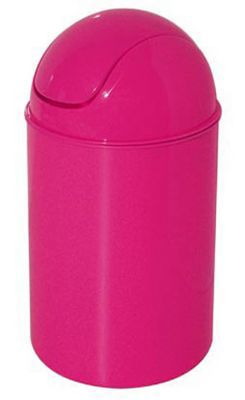 Poubelle à bascule rose GELCO Infinity 6L