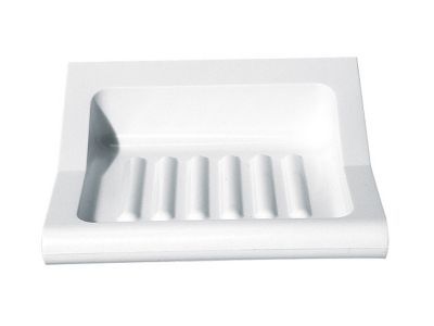 Porte-savon en plastique blanc First